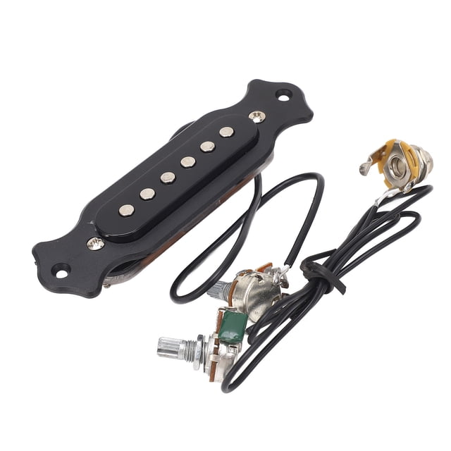 Juego De Pastillas Para Boca De Guitarra, Mini Pastilla Para Boca De Guitarra Con Captura Precisa, Fácil De Instalar, Timbre Rico Con Perillas De Tono De Volumen Para