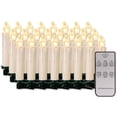 thumbnail image 1 of Vela Electrónica - Luces Cálidas 20 Paquetes + Control Remoto De 6 Botones Xemadio LKX-2073, 1 of 9