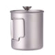 thumbnail image 5 of Copa de titanio Taza de café de titanio Lixada de 750 ml, cafetera de prensa francesa con tapa, olla Lixada  Copa de titanio, 5 of 7