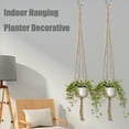 Vikakiooze Macrame Plant Hanger,Handmade Cotton Rope Hanging Planters