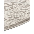 thumbnail image 5 of Unique Loom Charlotte Collection Area Rug - Carmel (4' 1" x 6' 1" Oval Light Gray/Ivory), 5 of 6