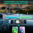 thumbnail image 2 of Estéreo de coche Corehan de 7 pulgadas, doble DIN, inalámbrico CarPlay Android Auto, 2 of 7