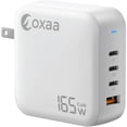 thumbnail image 1 of OXAA USB GaN 4-Port Super Fast Wall Charger – Compact adapter with 3 C & 1 A PD 3.0 ports, Compatible with laptops, MacBooks, iPad & USB-C Enabled Devices, 1 of 7