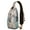 Beige-10, variant on Colorful Artistic Sling Bag Abstract Boho Crossbody Daypack Lightweight and Durable