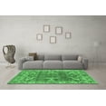 thumbnail image 3 of Ahgly Company Indoor Rectangle Oriental Emerald Green Industrial Area Rugs, 6' x 9', 3 of 4