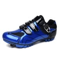 thumbnail image 4 of Zapatos Ciclismo Andar en Bicicleta Cómodos para Montar al Aire Libre (40) Azul, 4 of 9