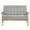 Gray, variant on 2-Seater Modern Sofa with Button Tufting, Solid Pine Wood Frame & Soft Fabric, Compact Loveseat for Living Room, Apartment, Dorm (White)