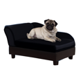 thumbnail image 1 of PawHut Pet Sofa Couch w/ Storage Function Sponge Cushioned Bed, Black, 1 of 10