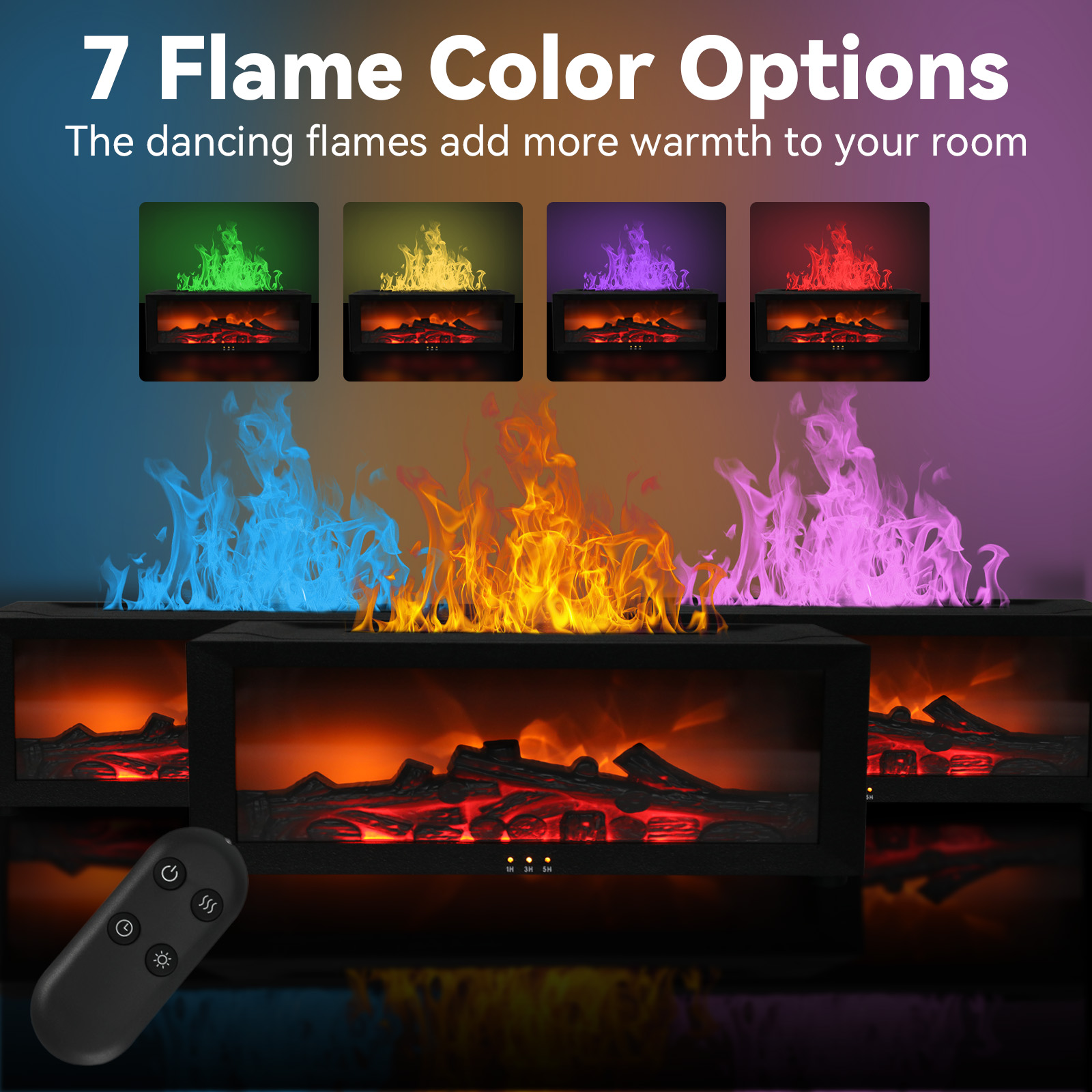 Noahstrong Flame Diffuser, 7-Color Essential Oil photo 5