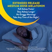 (2 pack) MidNite Extended Release Medium Dose, 6 mg Melatonin Sleep Aid, 30 Tablets