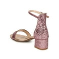 thumbnail image 3 of New Women Heart.Thentic Irene PU Open Toe Chunky Heel Ankle Strap Sandal, 3 of 7