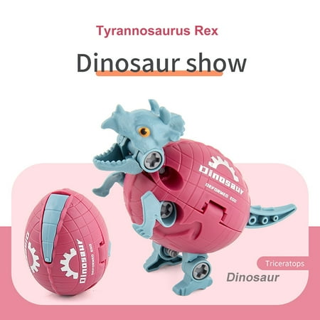 Building Construction Toys Dinosaur Toy Form Block Educational Deformed Dinosaur Playset for Learning Adventure