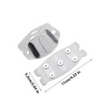 thumbnail image 3 of Rkxzt Manganese Steel Spikes Anti-Slip Shoe Covers,5-Claw Outdoor Anti-Skid Shoe Covers,Anti Slip Rubber Gripper Spikes,Universal Non-Slip Gripper Spikes,Outdoor Anti-Skid Shoe Covers,White, 3 of 8