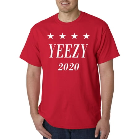 Trendy USA 1009 - Unisex T-Shirt Yeezy 2020 Presidential Candidate Kayne West XL