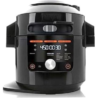 Ninja OL701 Foodi 14-in-1 SMART XL 8 Qt. Pressure Cooker Steam Fryer with  SmartLid & Thermometer + Auto-Steam Release, that Air Fries, Proofs & More