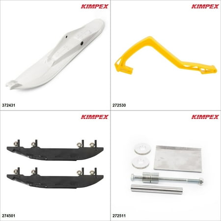 Freestyle Twin Tip Skis - Kimpex - Ski Stealth Kit - White, Ski-Doo Freestyle 300F 2006-08 White / Yellow #KK00001933_93