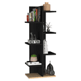 thumbnail image 4 of Librero Minimalista Fit Atlas Home Negro 100 cm Altura x 39 cm Ancho x 25 cm Fondo, 4 of 6