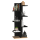 thumbnail image 4 of Librero Minimalista Fit Atlas Home Negro 100 cm Altura x 39 cm Ancho x 25 cm Fondo, 4 of 6