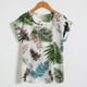 thumbnail image 1 of Pntutb - Camiseta de gasa con estampado floral de manga corta para mujer Pntutb Pntutb-4364, 1 of 8