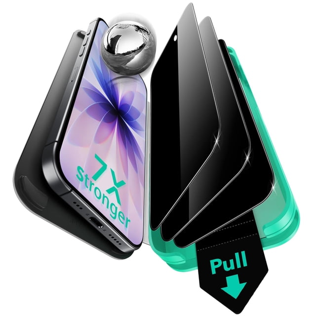 ESR Protector de Privacidad para Pantalla para iPhone 17/16 Pro, Paquete de 3