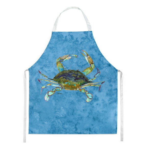 Carolines Treasures 8656APRON Crab Apron Large multicolor