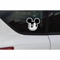 thumbnail image 3 of Mickey Mouse Retro Vinyl Car Decal, 3" x 2.75", Self Adhesive, Automotive Stickers, 3 of 3