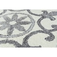 thumbnail image 2 of Alora Decor Neo 7'6"x9'6" Scroll Ivory/Gray Hand-Tufted Area Rug, 2 of 3