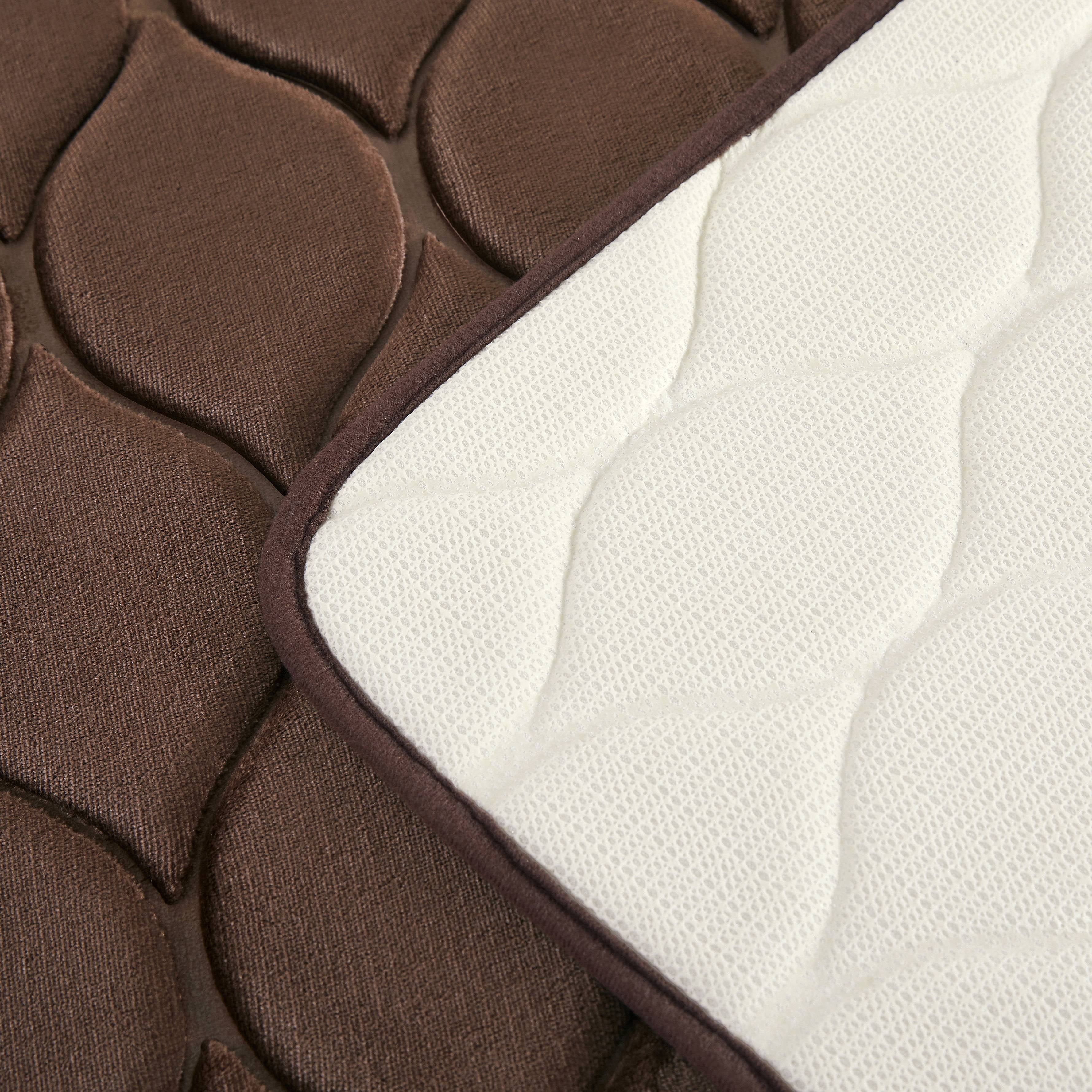 Yafa Home Fashion 1pc:24" X 47" Bath Rug, Memory Foam; Machine Washable, Water Absorbent & Non-Slip Bathmats(Brown)