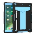 thumbnail image 2 of iPad 10.2 2020/2019 Case, Dteck iPad 8th Generation Case, iPad 7th Generation Case, Heavy Duty Shockproof Rugged High Impact Protective Case for iPad 10.2 inch 2020/2019, Black + Blue, 2 of 4