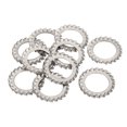 thumbnail image 1 of Uxcell Rondelles de Verrouillage Externes, Kit d'Assortiment de Rondelles en Acier Inoxydable pour Équipement Mécanique 10 25 mm, 1 of 7