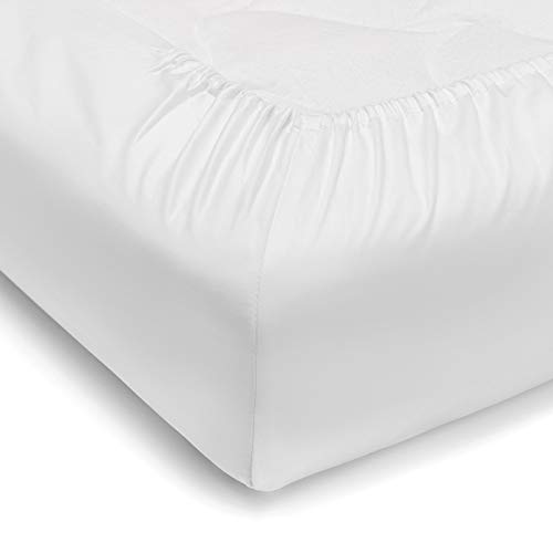 White Full Fitted Bed Sheets Mattress Cover with Extra Deep Design Vesgantti Full Fitted Sheet 250 Thread Count 100/% Egyptian Cotton