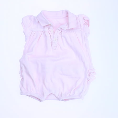 

Pre-owned Ralph Lauren Girls Light Pink Romper size: 9 Months