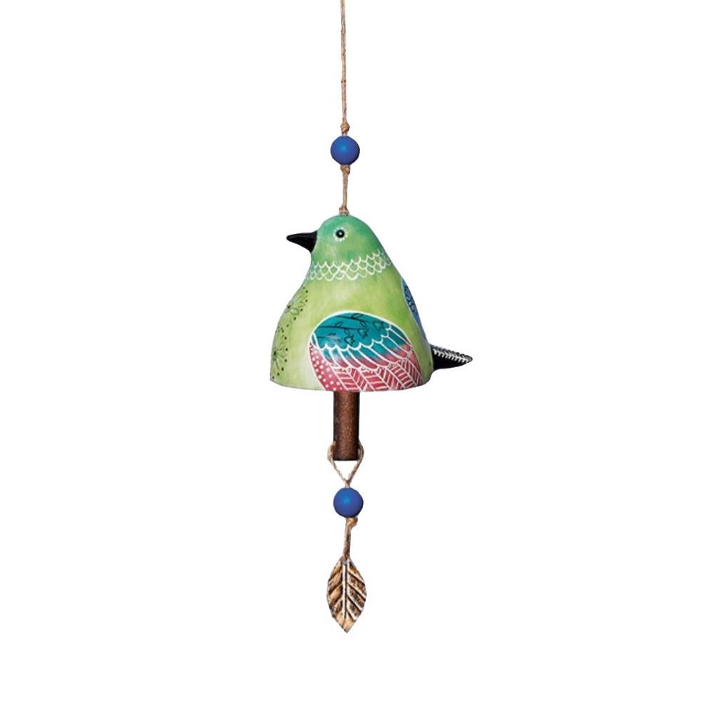 Studio M Hummingbird Bird Beautiful Unique and Vibrant Ceramic Bell