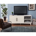 thumbnail image 2 of Alpine Furniture Tranquility Wood TV Console in White, 2 of 6