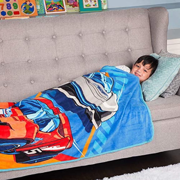 Franco Kids Hot Wheels Micro Raschel Throw, 46 in x 60 in