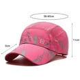 thumbnail image 6 of UDIYO Women Hat Sun Protection Comfortable Durable No Constraint Washable Adjustable Easy to Match Stable Brim Ponytail Hole Peaked Hat Headwear, 6 of 8
