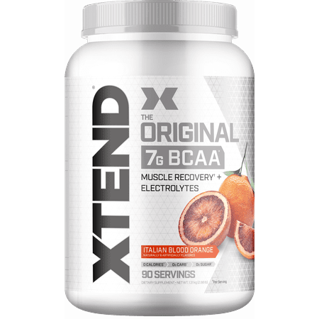 Scivation Xtend BCAA Powder, Branched Chain Amino Acids, 7g BCAAs, Italian Blood Orange, 90