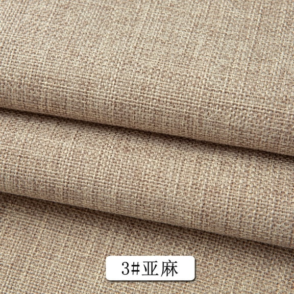 Namzi Solid Color Linen Fabric,39*59in,Suitable for Sofa Covers,Tablecloths,Bags,Curtains,Throw Pillow Covers and Other Household Fabrics,Khaki