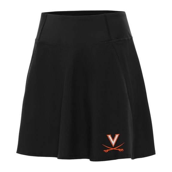 Women's Antigua Black Virginia Cavaliers Chip Skort