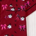 thumbnail image 6 of Elegyee 2 Piece Halloween Pajamas Toddler Girls Short Sleeve Top Shorts Sleepwear Pjs, Size 3-4, 6 of 8