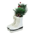 thumbnail image 4 of Northlight LED Lighted Ice Skates with Floral Arrangement Christmas Decoration - 12", 4 of 6