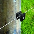thumbnail image 2 of Tru Test 820032 Electric Fence Insulator, Wood-Post Square, Black, 25-Pk., 2 of 2