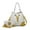 White/Yellow, variant on MKF Collection Callise Vegan Leather Women's Bucket Bag & Wristlet Wallet 2-Piece Set by Mia K. - Wine
