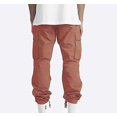 thumbnail image 4 of Pants For Men Solid Casual Multiple Pockets Outdoor Straight Type Fitness Long Pants, 4 of 5