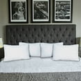 thumbnail image 4 of Lux Decor Collection Gusseted Decorative Pillows for Bed, 2 Count Gray, 4 of 5