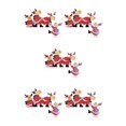 thumbnail image 2 of Moyic Marco de puerta de Navidad decoración colgante Navidad Tumbling Claus paredes ventanas esquina decoración DIY fiesta vacaciones Type2 NO2, 2 of 6