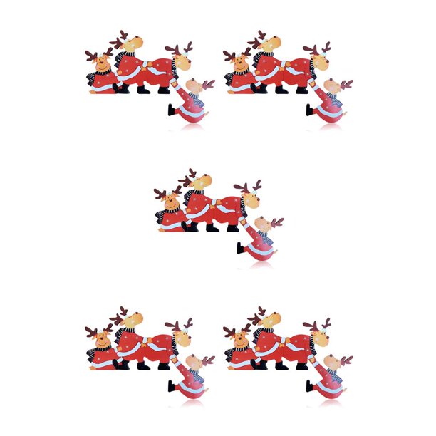 Naiovety Divertida decoración de marco de puerta de Navidad, colgante de Navidad, paredes de Papá Noel, decoración de esquina, suministro de Type2 NO2
