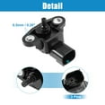 thumbnail image 3 of Car Air Pressure Sensor Fit for Mercedes-Benz C240 2.6L 2001-2005 Replacement A0051535028 ABS Black, 3 of 6