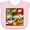 AD-Pink, variant on Inktastic My Grandma Loves Me Superhero Boys or Girls Baby Bib