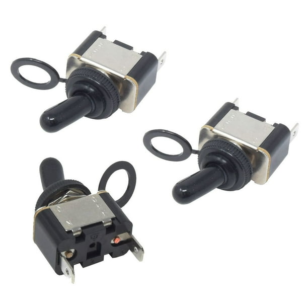 3Pc Heavy Duty Toggle Switch 15A SPST 2Pin ON/OFF 3Pc Heavy Duty Toggle Switch 15A SPST 2Pin ON/OFF